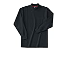 ホシ服装IDIES 236長袖ハイネックシャツ ブラック サイズ:M