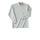 ホシ服装IDIES 236長袖ハイネックシャツ 杢グレー サイズ:M