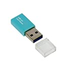 Digio2 USB3.0 カードリーダー・ライター microSD ブルー CRW-3SD63BL