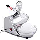 Goplusﾃつｮ Electric Ice Crusher Shaver Machine Snow Cone Maker Shaved Ice 143 Lbs by Goplus