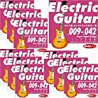 Ikebe Original Electric Guitar Strings “イケベ弦 エレキギター用 009-042” [Super Light Gauge/IKB-EGS-0942]×10セット
