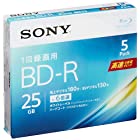 SONY ビデオ用ブルーレイディスク 5BNR1VJPS6(BD-R 1層:6倍速 5枚パック)