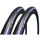 2本セット Michelin(ミシュラン) POWER endurance パワー エンデュランス クリンチャーロードタイヤ (ブルー, 700×23c) [並行輸入品]
