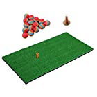 ゴルフ練習用マット ウレタンボール30個付 自宅 室内 練習用 人工芝 ゴルフ マット 30×60・
