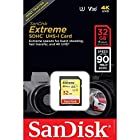 SanDisk サンディスク Extreme SDHC 32GB UHS-I U3 V30対応 R:90MB/s W:40MB/s 海外リテール SDSDXVE-032G-GNCIN [並行輸入品]