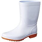 [ヘイギ] 長靴 レインブーツ PVC耐油長靴 インソール入り TR-8 ホワイト 24 cm