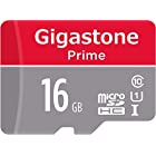 Gigastone Micro SD Card 16GB マイクロSDカード フルHD SDアダプタ ミニ収納ケース付 w/adapter and case SDXC U1 C10 85MB/S 高速 メモリーカード Class 10 UHS-I Full