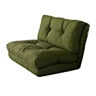 アイリスプラザ ソファ ベッド 座椅子 3WAY 折り畳み 2人掛け グリーン 幅約90cm CG-4Aー90-FAB