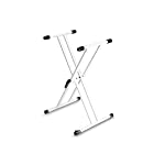 Gravity グラビティ X型キーボードスタンド Keyboard Stand X-Form double White GKSX2W