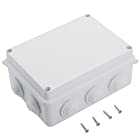 LeMotech ABS プラスチック 防塵 防水 IP65 ジャンクションボックス ユニバーサル 電気 プロジェクトエンクロージャケース 接続箱 ホワイト 150mmx110mmx70mm
