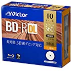 ビクター(Victor) 1回録画用 BD-R DL VBR260RP10J1 ?(片面2層/1-6倍速/10枚)