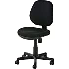 オフィスコム オフィスチェア 事務椅子 布張り 肘なし 幅530×奥行570×高さ775～895mm RD-1 ブラック OFCHAIR-662-BK