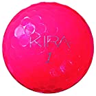 キャスコ(Kasco) ゴルフボール KIRA CRYSTAL 1ダース(12個入り) レッド