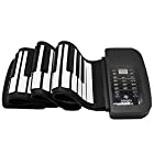 スマリー(SMALY) 電子ピアノ ロールアップピアノ 61鍵盤 持ち運び (スピーカー内蔵) SMALY-PIANO-61
