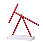 スウィンギングスティックス（卓上 Sサイズ/限定 白/赤 ver.）二重振り子 The Swinging Sticks Kinetic Energy Sculpture(Desktop Size/White&Red Limited)