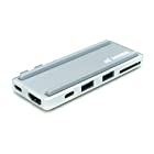 MOBO MacBook Pro専用ドック【 HDMI/USB/USB-C/SDカード/USB PD 】を増設「Dual USB-C Dock for MBP」 AM-TC2D01S