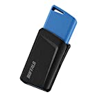 BUFFALO USB3.1(Gen1)プッシュスライドUSBメモリ 32GB ブルー RUF3-SP32G-BL