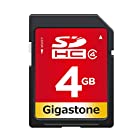 Gigastone 4GB SDカード UHS-I Class 4 C4 SDHC メモリーカード ビデオ デジタルカメラ SD card