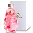 [フラワリウム] ハーバリウム 贈り物 フラワーギフト 2022 記念日 誕生日 プレゼント 女性 Flowerium ドロップボトル (ピンク)