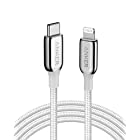 Anker PowerLine+ III USB-C & ライトニング ケーブル MFi認証 USB PD対応 iPhone 13 / 13 Pro / 12 / SE(第3世代) 各種対応 (1.8m シルバー)