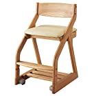 コイズミファニテック KOIZUMI(コイズミ学習机) 学習椅子 NS/アイボリー W43.4×D49.5~57.6×H76.5・ SH44.6・47.6・50.6・53.6cm(外寸) ビーノチェア アイボリー色 BDC-37NSIV