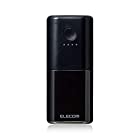 エレコム モバイルバッテリー 5000mAh 最大2.4A USB-A×1ポート [iPhone&Android対応] PSE適合 ブラック×ブラック
