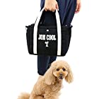 犬 犬用品 お散歩バッグ ペットパラダイス | スヌーピー JOECOOL 【黒】 トート・ショルダー 2way ペットボトルホルダー付き うんち袋用巾着付き キャンバス地 998-55555