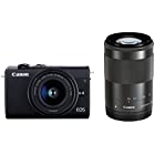 Canon ミラーレス一眼カメラ EOS M200 ダブルズームキット ブラック EOSM200BK-WZK