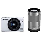 Canon ミラーレス一眼カメラ EOS M200 ダブルズームキット ホワイト EOSM200WH-WZK