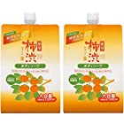 熊野油脂 【まとめ買い】 薬用柿渋ボディソープ 詰替用1000ml×2個 1.0リットル (x 2)