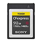 ソニー SONY CFexpress Type B メモリーカード 512GB タフ仕様 書き込み速度1480MB/s 読み出し速度1700MB/s CEB-G512