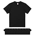 (ユナイテッドアスレ)UnitedAthle 5.6オンス ハイクオリティー Tシャツ 500101 10枚セット(ブラック, M)