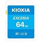 SDXC 64GB KIOXIA（旧東芝メモリー）EXCERIA 超高速UHS-I CLASS10 フルHD動画撮影 日本製[並行輸入品]
