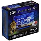 シリコンパワー 1回録画用 ブルーレイディスク BD-R 25GB 1-4倍速 印刷対応ホワイトディスク 10枚 SPBDRV25PWB10P