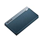 BUFFALO USB3．2(Gen1) 超小型ポータブルSSD(960GB) モスブルー SSD-PSM960U3-MB