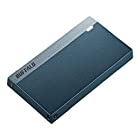 BUFFALO USB3．2(Gen1) 超小型ポータブルSSD(480GB) モスブルー SSD-PSM480U3-MB