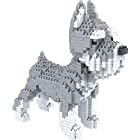 marushin ブロック かわいい 犬 プレゼント 積み木 知育玩具 ドック 950ピース 置物 インテリア (シュナウザー)