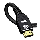 HDMI 2.1 ケーブル 2M【8K60Hz/4K@120Hz144Hz/HDMI 2.1規格/48gbps超高速】UHD HDR HDCP2.2 eARC 3D-8K対応 PS5/PS4/PS3(黒)