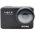 アクションカメラ 4K撮影 超 防水 防振 Wi-Fi対応カメラ 2.0インチIPS タッチスクリーンAMEX-D01 青木製作所 ブラック