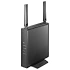 I-O DATA WiFi 無線LAN ルーター 11ax 最新規格 Wi-Fi6 AX1800 1201＋574Mbps 可動式アンテナ IPv6 3階建/4LDK/20台 PS5 日本メーカー WN-DEAX1800GR/E