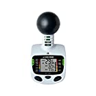 アズワン 黒球型 携帯 熱中症計 WB-122GT 屋外屋内 測定可 アラーム機能付 コンパクト 携帯に便利 キーロック機能付