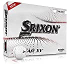 スリクソン 2021 Z-STAR XV 4ピース ウレタンカバー ゴルフボール 1ダース（12球入）USA直輸入品 ホワイト