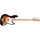 Squier by Fender エレキベース Affinity Series? Jazz BassR, Maple Fingerboard, White Pickguard, 3-Color Sunburst ソフトケース付き