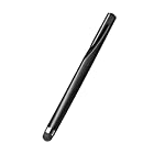サンワダイレクト タッチペン iPad iPhone タブレット スマホ 対応 クリップ付 三角軸 200-PEN037BK