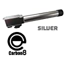 Carbon8 アウターバレル サイレンサー対応 ストライカーナイン STRIKER-9 用（14ｍｍ逆 シルバー）
