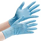 [ミドリ安全] ニトリル手袋 粉無し 使い捨て 手に優しい ベルテ718 ブルー L 200枚入 薄手