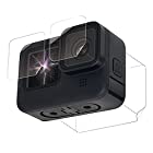 エレコム GoPro HERO9 Black 衝撃吸収 フィルム 超親水 防指紋 光沢 AC-GP9BFLPAFFG
