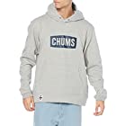 [チャムス] トレーナー CHUMS Logo Pullover Parka H/Gray x Navy XL