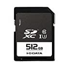 アイ・オー・データ SDXCメモリーカード 512GB UHS-I UHS スピードクラス 3対応 耐X線 EX-SDU13/512G
