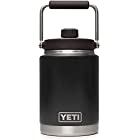 YETI(イエティ) ランブラー ジャグ 各サイズ(ワンガロン、ハーフガロン)各色 保冷 保温 Rambler Gallon Jug 1ガロン( 3.79L)// 1/2ガロン( 1.89L)米国正規品 (ハーフガロン：ブラック) [並行輸入品]